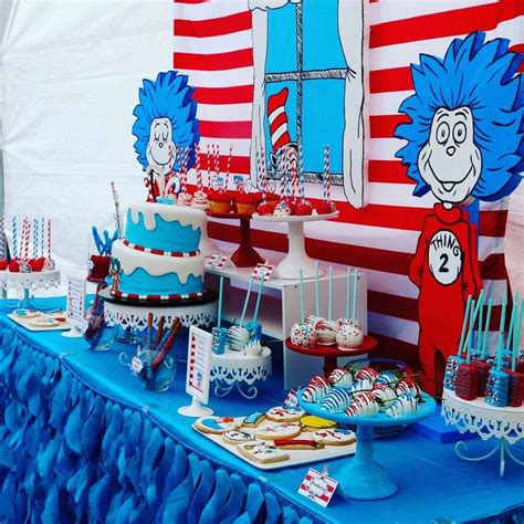 thing 1 thing 2 party decorations